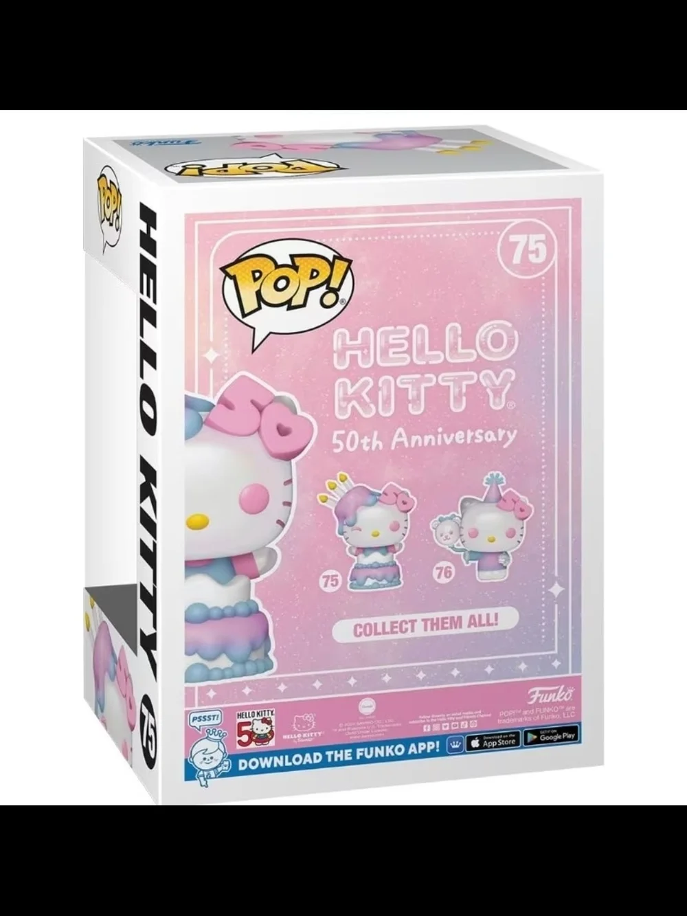 Hello Kitty 50th Anniversary Loungefly Iridescent Pink Set.